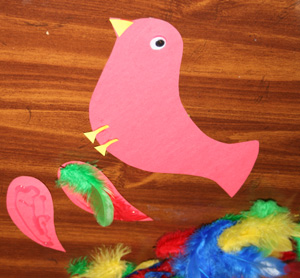 Bird With Feathers Craft | All Kids Network