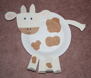 kids cow craft