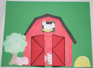 kids farm animals craft