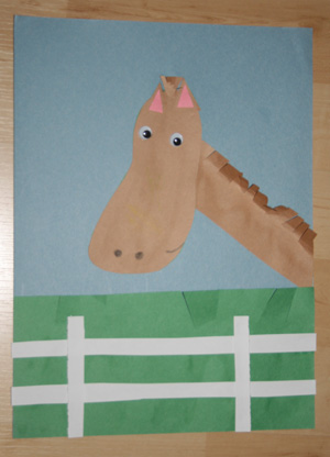 Craft Ideas Horses on Kids Farm And Farm Animal Crafts