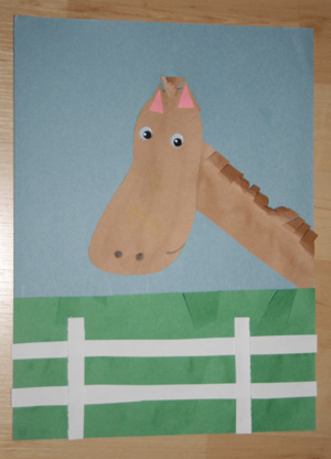 kids horse craft