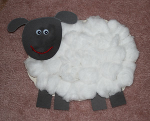 kids sheep craft