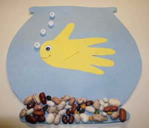 Craft Ideas   Wood on Handpring Fish Bowl Craft