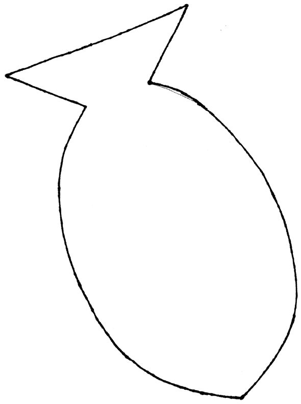 clip art fish shape - photo #22