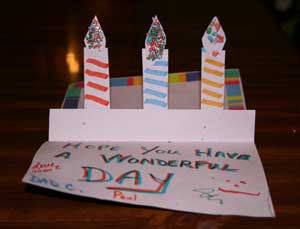 Craft Ideas Dads Birthday on Homemade Birthday Cards Make A Birthday Card With Candles