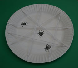 Valentine Craft Ideas  Kids on Paper Plate Spider Web