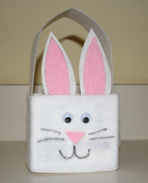 Easter Craft Ideas on Milk Carton Easter Bunny Basket