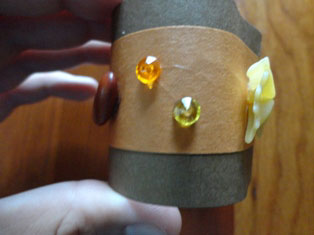 decorated paper napkin rings