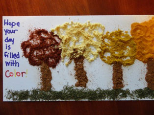 fall spice art craft