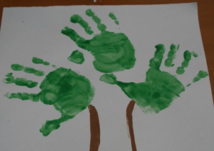 Handprint Apple Tree Craft | All Kids Network