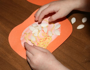 toddler pumpkin craft
