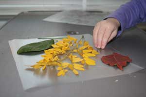 leaves craft for kids