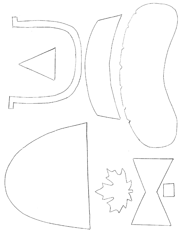 Fall Crafts Print Your Paper Bag Scarecrow Template All Kids Network