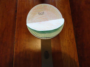 paper plate tree craft