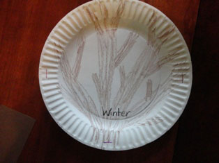 winter tree craft