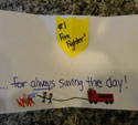 card for fire department