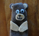 smokey the bear finger puppet craft