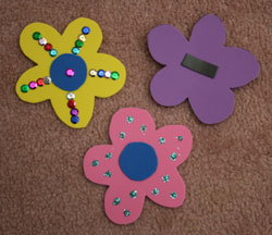 flower magnets craft