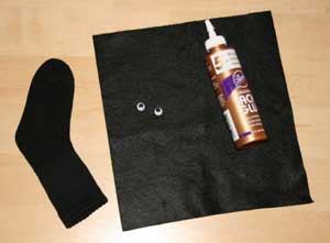 sock puppet craft supplies
