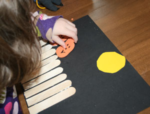 making halloween craft