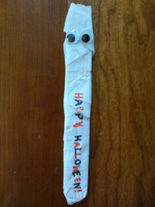 popsicle stick mummy craft