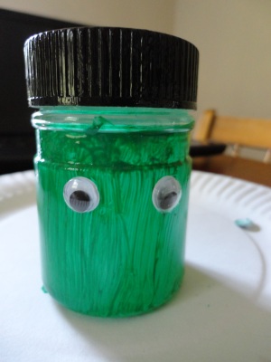 frankenstein candy jar