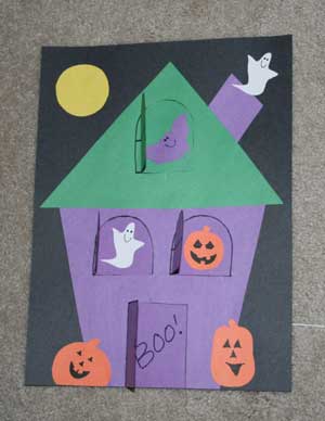 Halloween Craft Ideas Kindergarten on And Glue  Our Printable Template Makes This Cute Halloween Craft