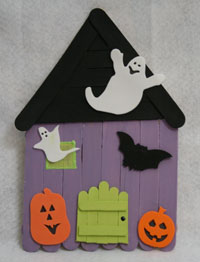 Haunted House Decorations on House Add The Foam Halloween Figures To Your House Please Add A