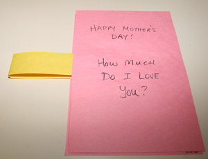 kids mothers day card