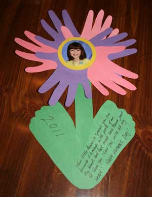 Craft Ideas Easy on Handprint Footprint Flower Craft