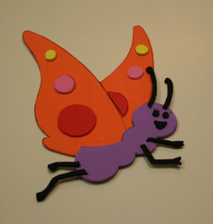 Craft Ideas  Felt on Oswald And Madame Butterfly Crafts For Kids