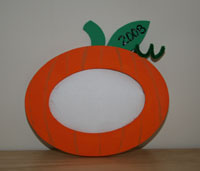 pumpkin frame craft