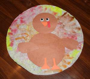 coffee filter turkey craft