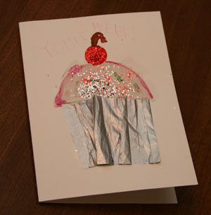 cupcake valentine step 5