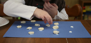 kids cereal snow