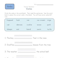 First Grade Noun Worksheets | All Kids Network