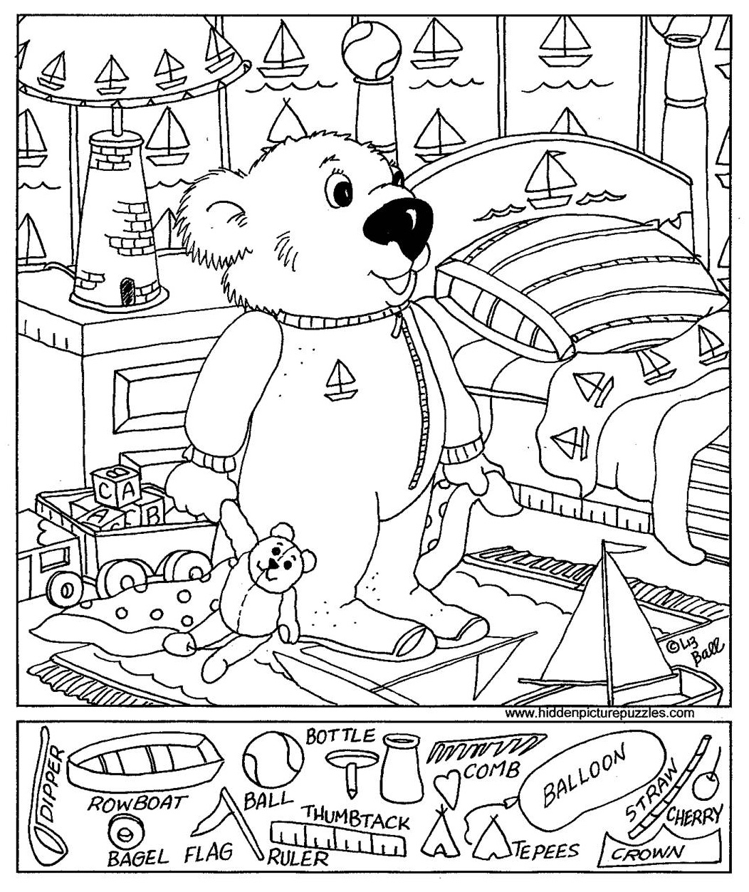 objects coloring pages - photo #44