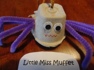 Little Miss Muffet Nursery Rhyme Craft | All Kids Network