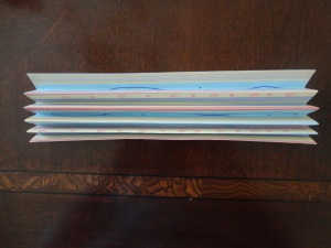 paper fan craft step 2