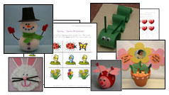 holiday worksheets and crafts