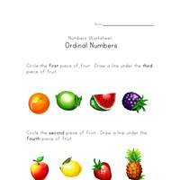 Ordinal Numbers Worksheets | All Kids Network