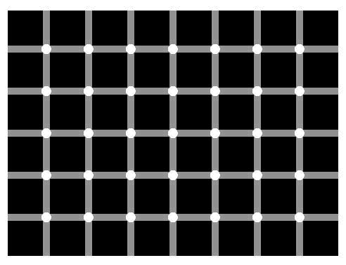 optical illusions for kids. blinking dots optical illusion