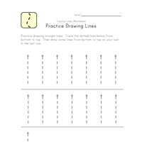 Tracing Lines Worksheets | All Kids Network