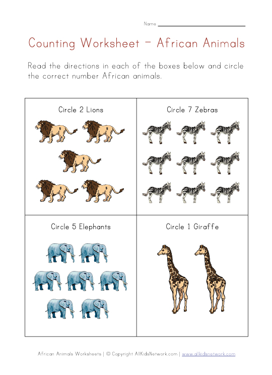 Jungle Animals Worksheets - ♥ Our English Site ♥