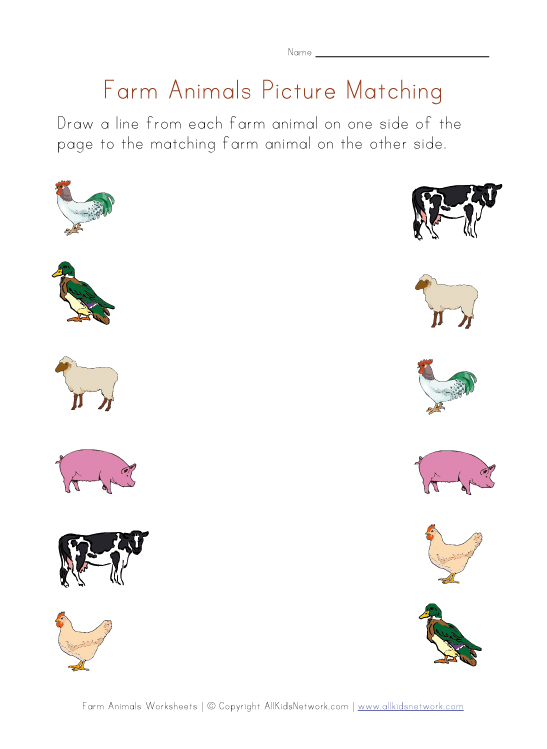 farm-animals-worksheet-picture-matching