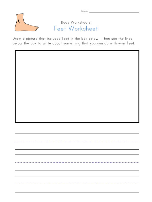 feet worksheet