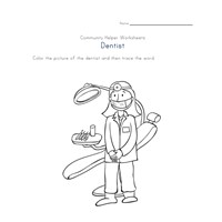 Community Helpers Worksheets | All Kids Network