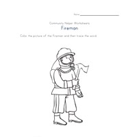 Community Helpers Worksheets | All Kids Network