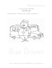 Community Helpers Worksheets