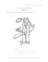 Community Helpers Worksheets